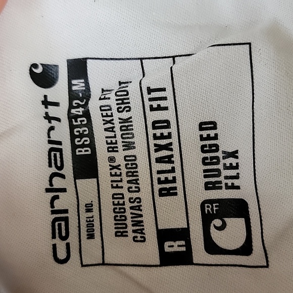 Men's Rugged Flex Relaxed Fit Canvas Cargo Shorts, Khaki, Size 33, NWOT - Picture 11 of 13